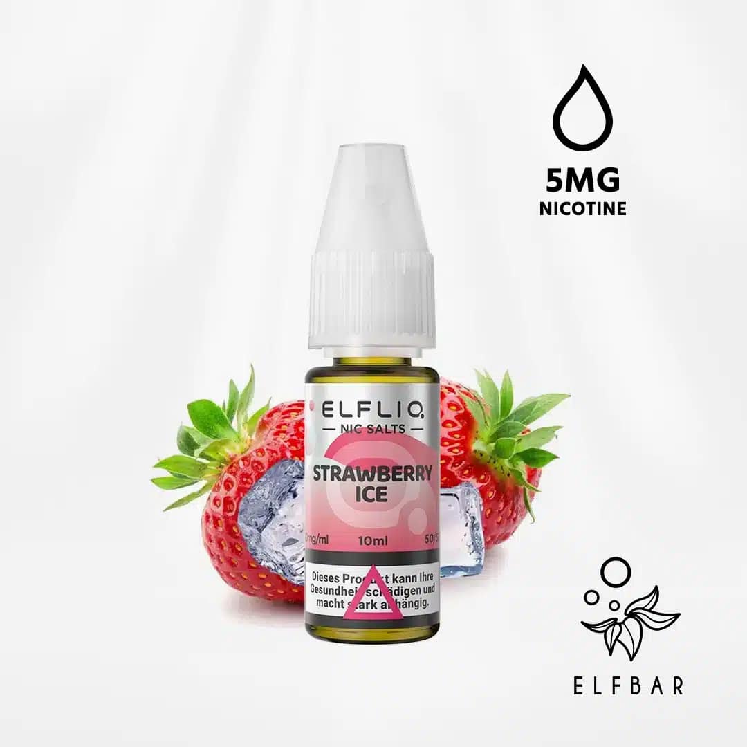 elf bar elfliq strawberry ice nikotinsalz liquid 5mg